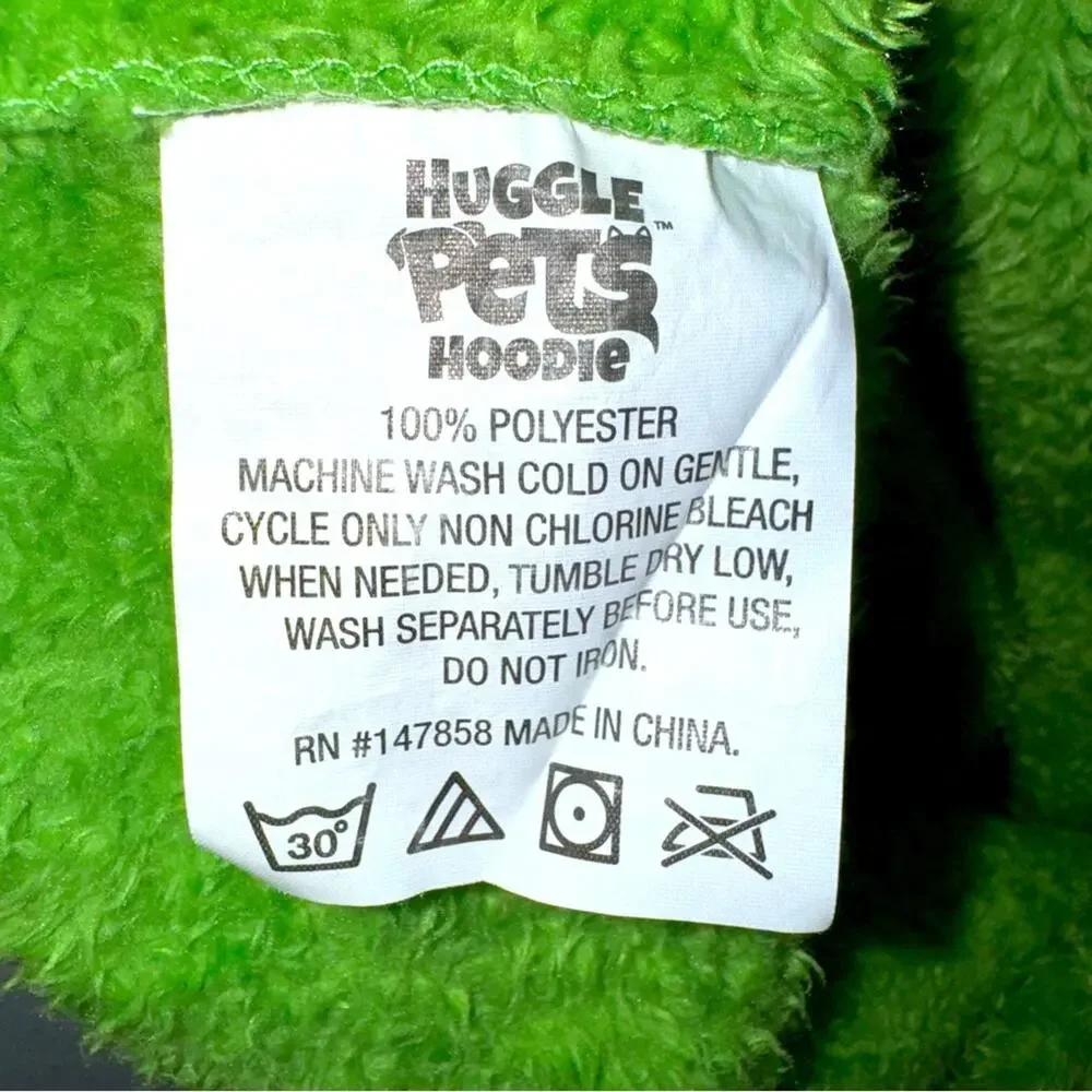 Huggle Pets Kids Green Dinosaur Hoodie Sweatshirt and Packable Plush Toy/Pillow